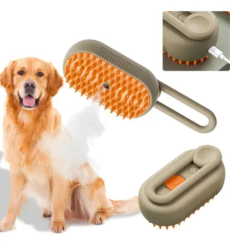 CEPILLO A VAPOR 3 EN 1 PARA MASCOTAS