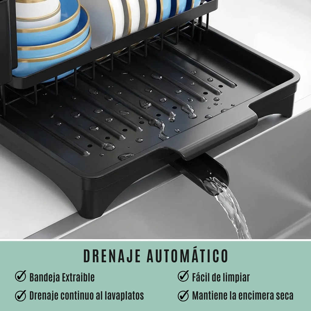 RACKDOBLE – ESCURRIDOR 2 NIVELES