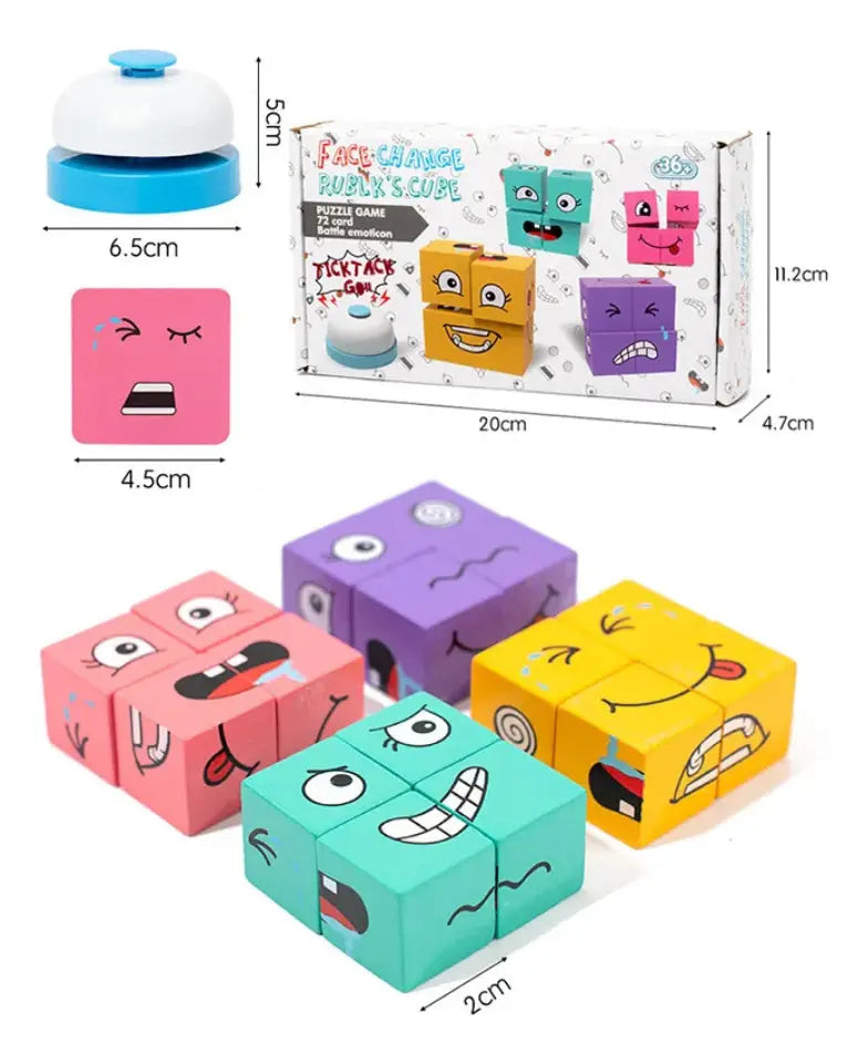FACE CHANGE RUBIK´S CUBE - JUEGO DE MESA MONTESSORI