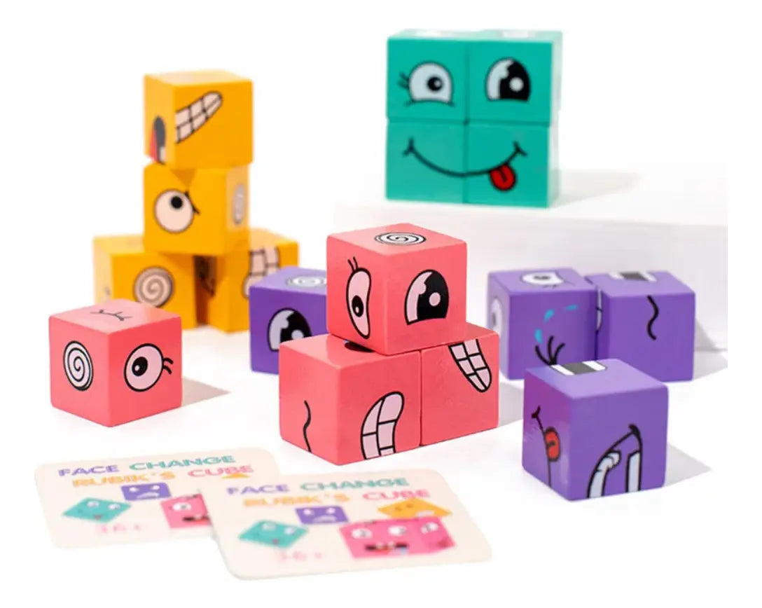 FACE CHANGE RUBIK´S CUBE - JUEGO DE MESA MONTESSORI