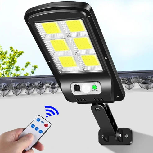 FOCO SOLAR RECARGABLE DE POSTE