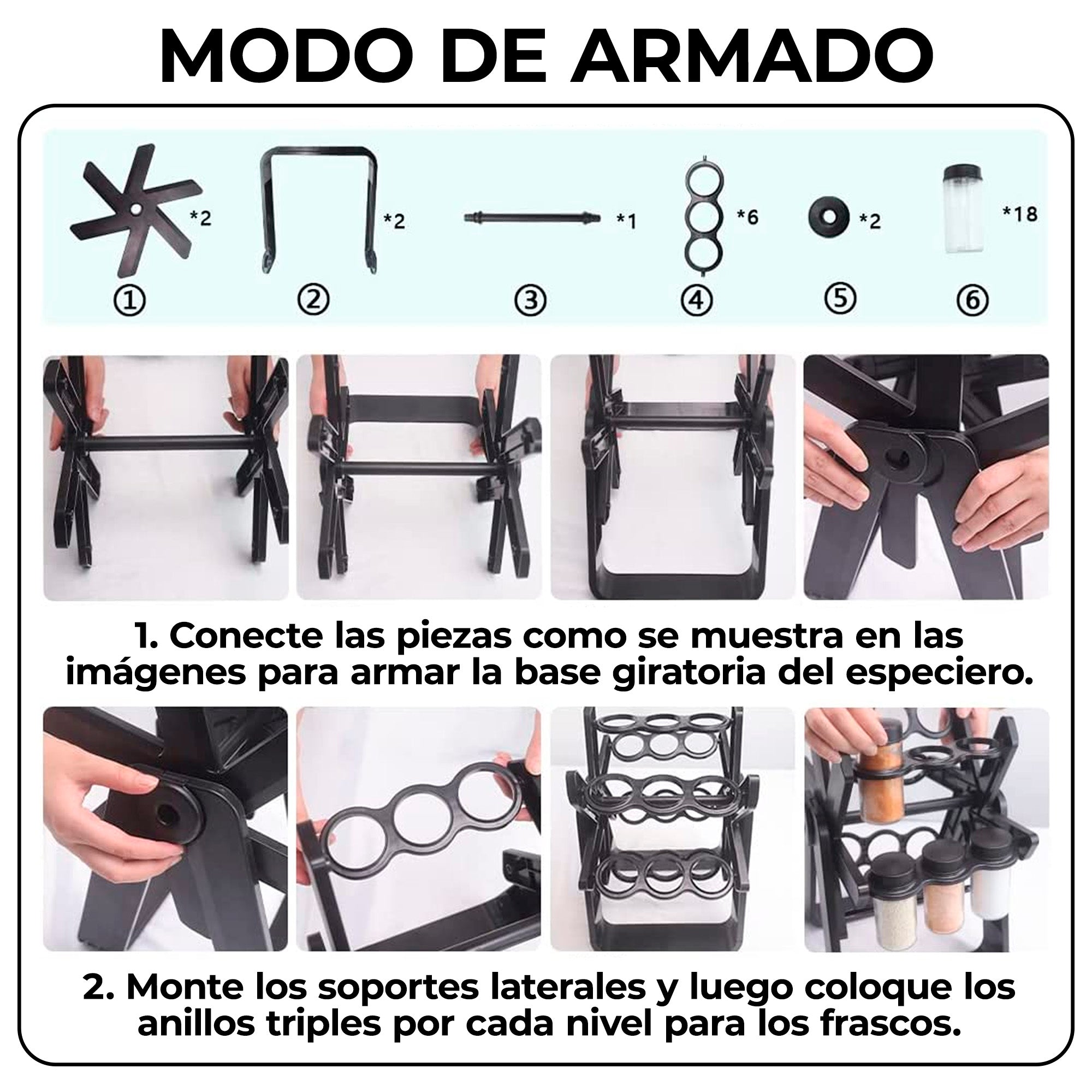 ESPECIERO 360 - ORGANIZADOR DE CONDIMENTOS