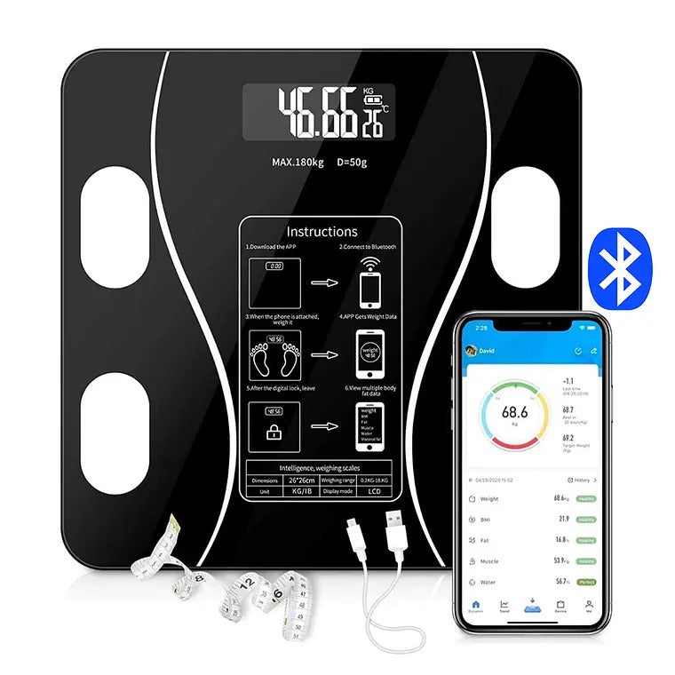 Báscula Electrónica Bluetooth Inteligente