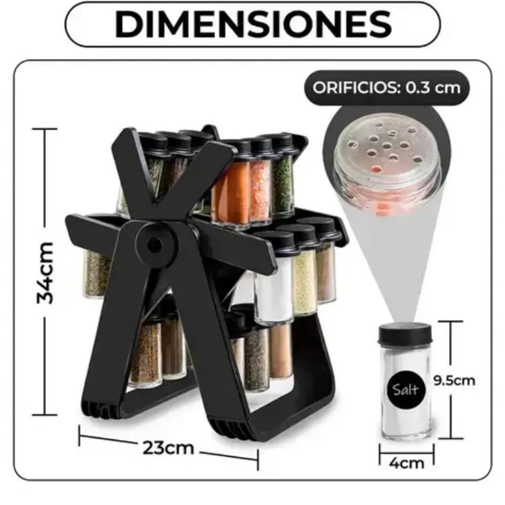 ESPECIERO 360 - ORGANIZADOR DE CONDIMENTOS