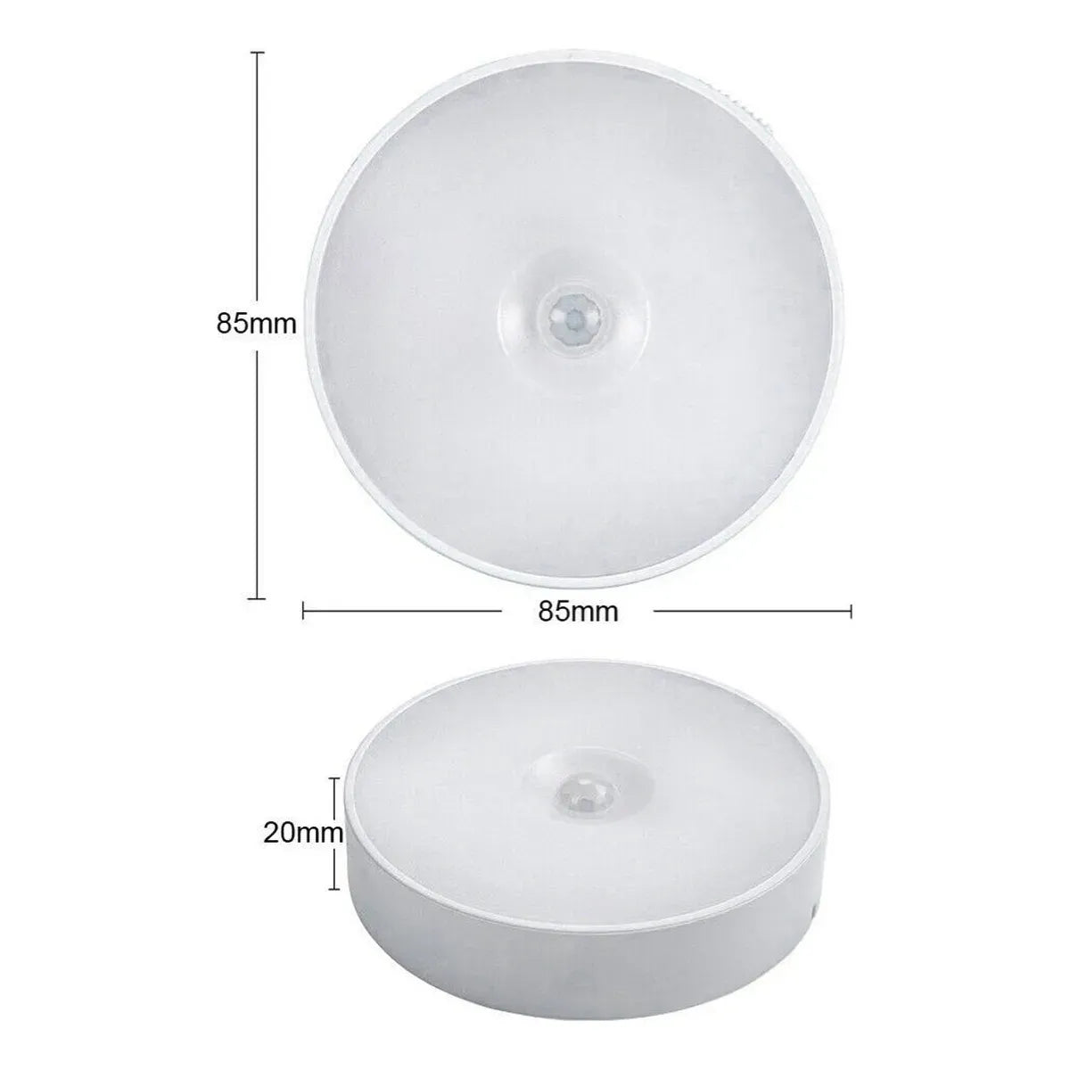 LUZ LED CON SENSOR DE MOVIMIENTO - PACK DE 3